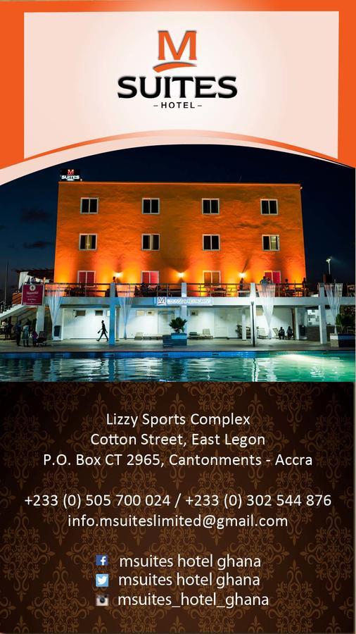 M Suites Hotel Accra Eksteriør billede